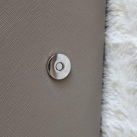 NWT Tory Burch Emerson Combo Cross Body Gray Heron - Picture 4 of 13